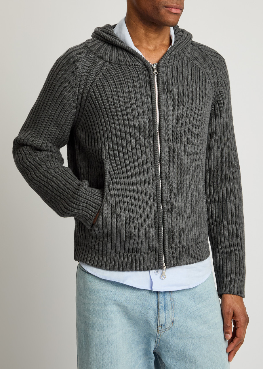 OUR LEGACY Level hooded cotton-knit jumper | Harvey Nichols