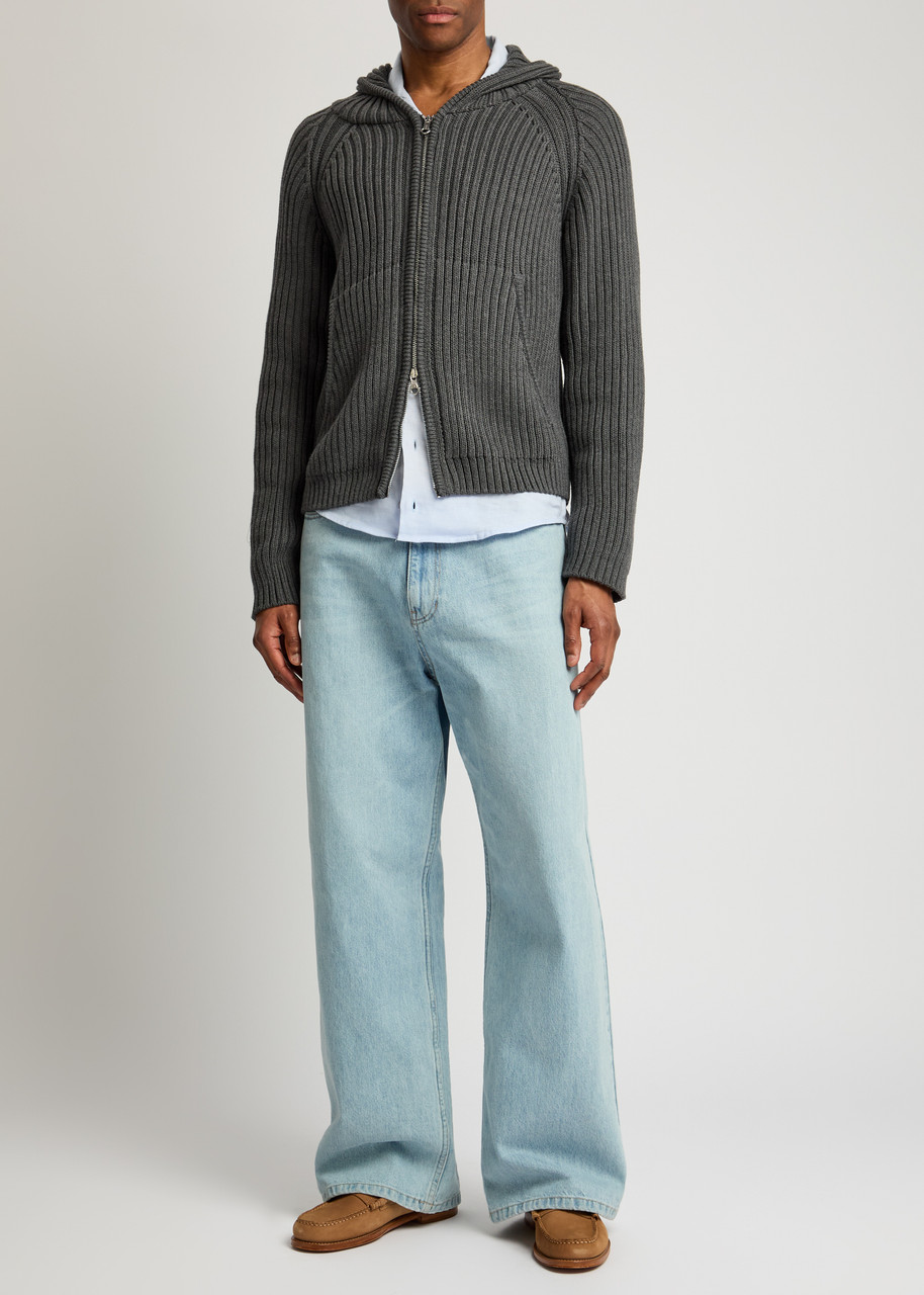 OUR LEGACY Level hooded cotton-knit jumper | Harvey Nichols