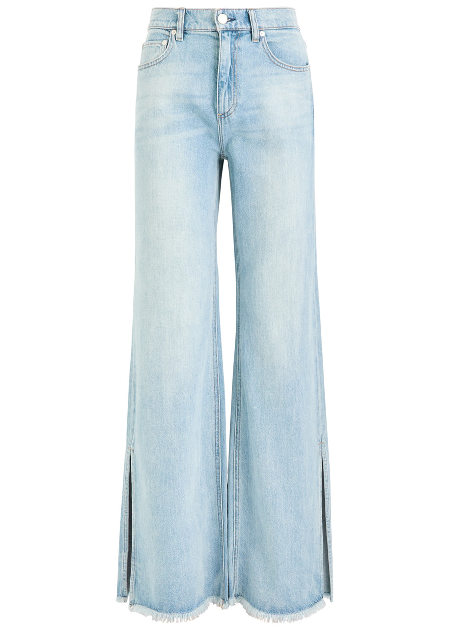 ALICE + OLIVIA Weezy wide-leg jeans | Harvey Nichols