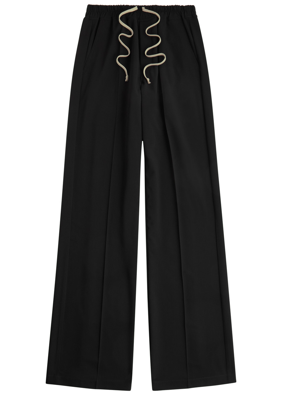RICK OWENS Dietrich straight-leg wool trousers | Harvey Nichols