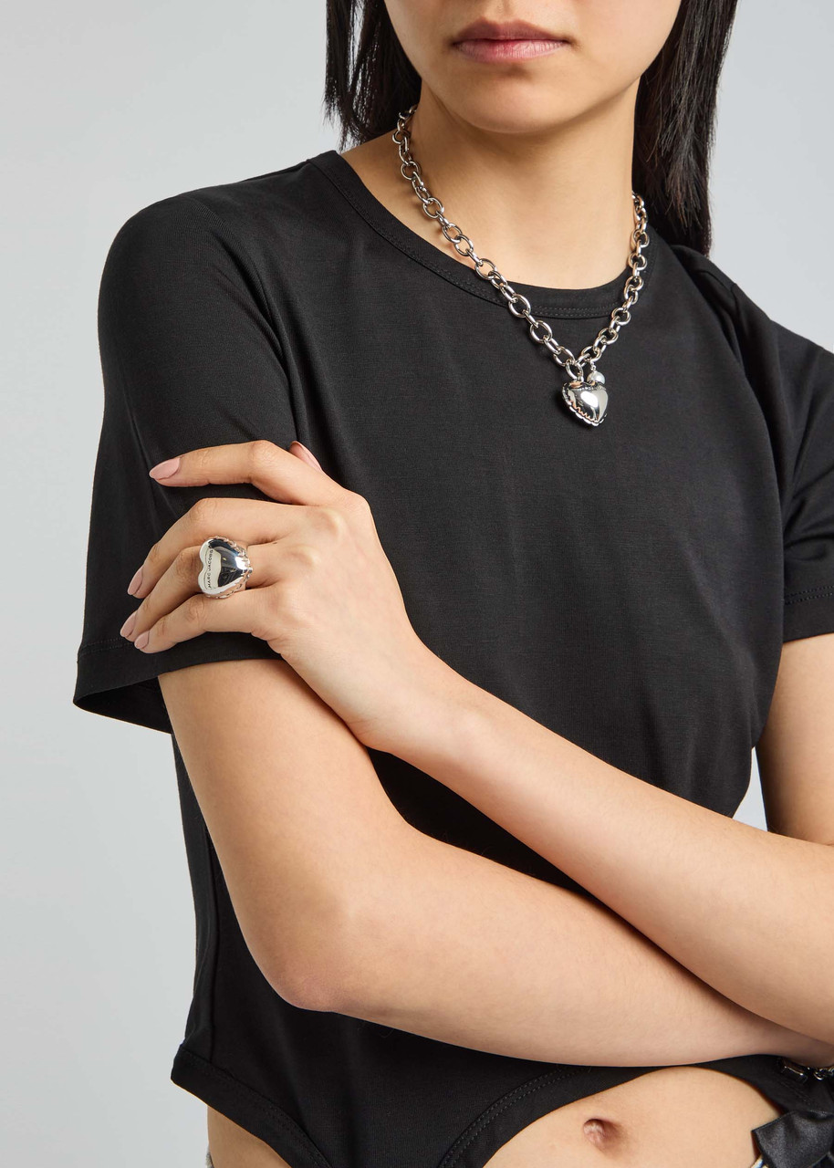 【関税込み】Marc Jacobs シルバー The Marc Balloon リング Marc Jacobsのシルバー The Marc Balloon リングがセール中