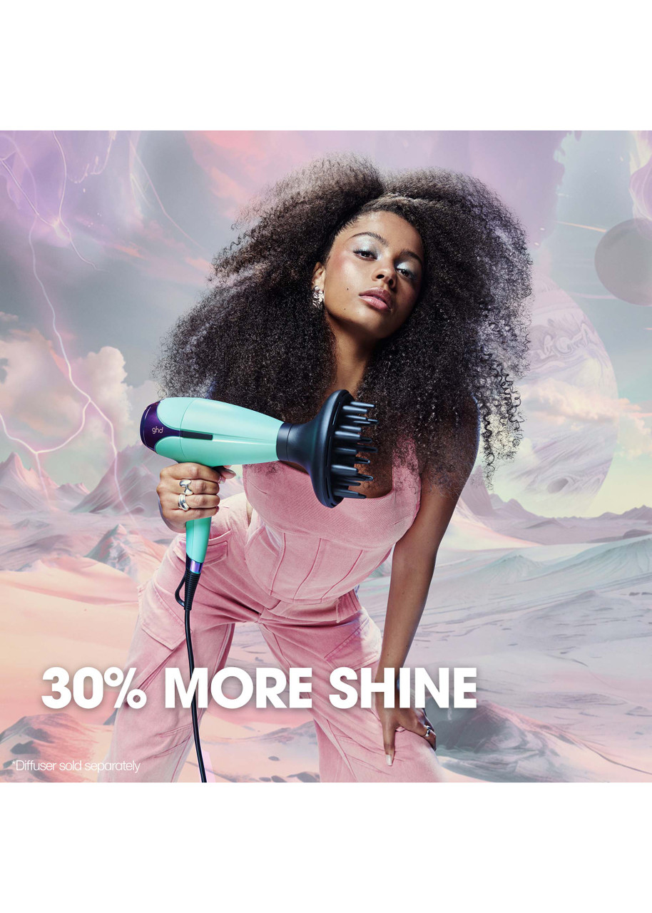 GHD Helios Limited Edition Hair Dryer in Mystic Aqua | Harvey Nichols