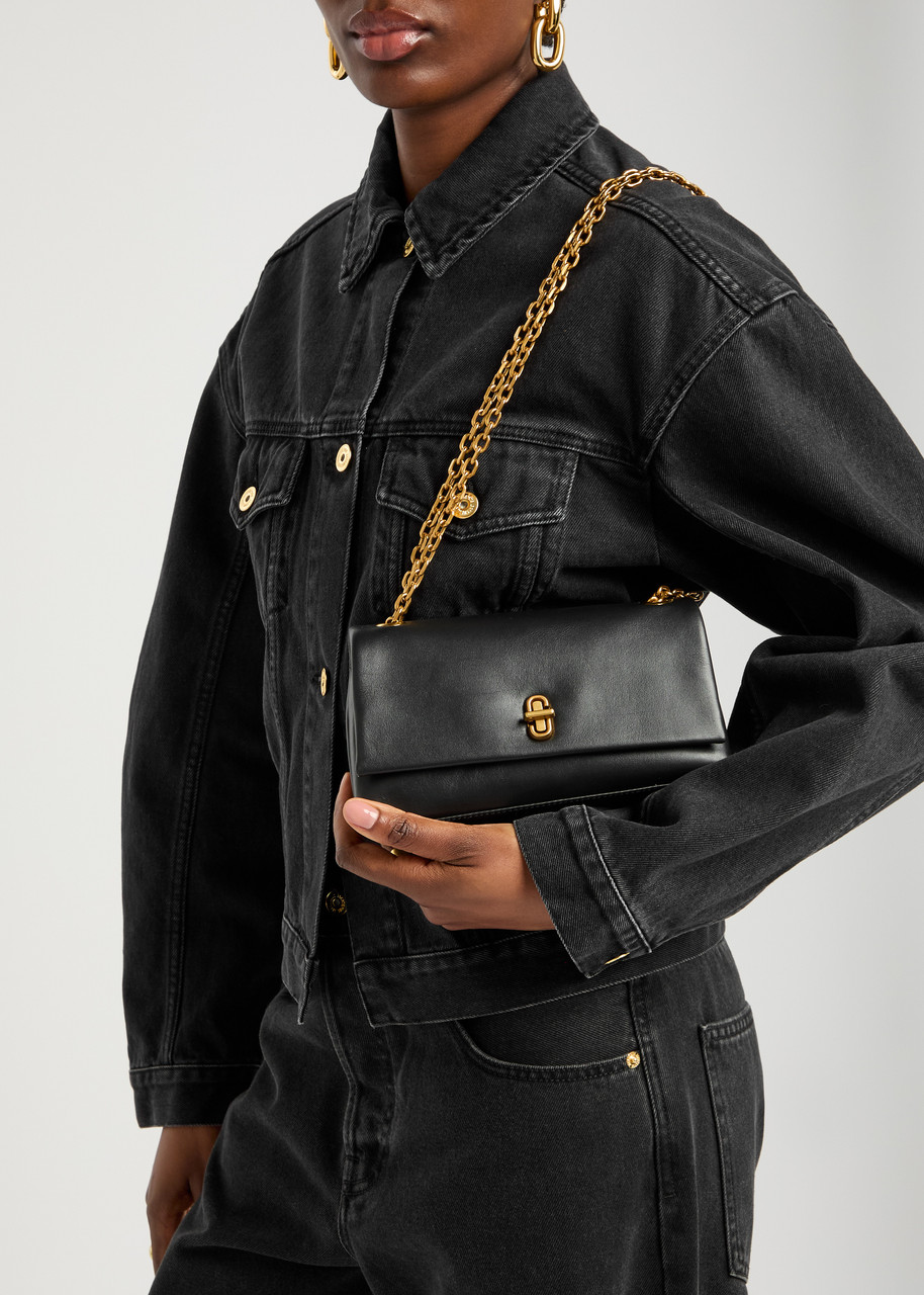 MARC JACOBS The Dual Chain mini leather shoulder bag MARC JACOBS The Dual Chain mini leather shoulder bag