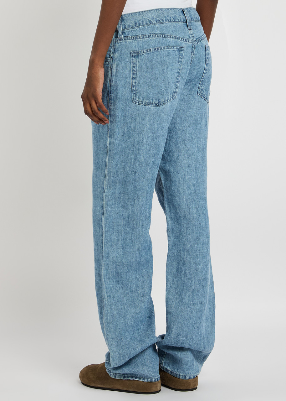THE ROW Tarley straight-leg jeans | Harvey Nichols