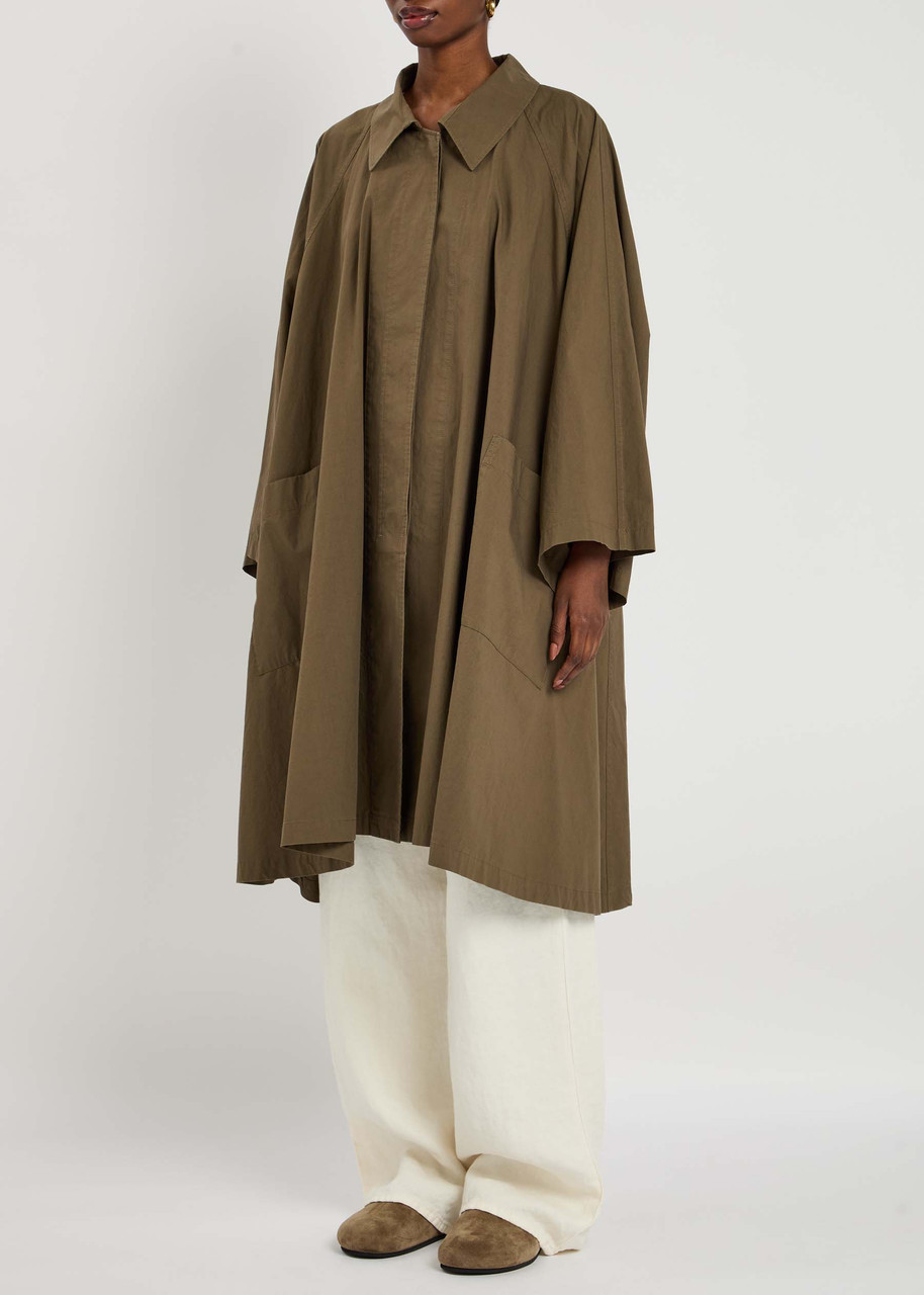 THE ROW Leins cotton-poplin coat | Harvey Nichols