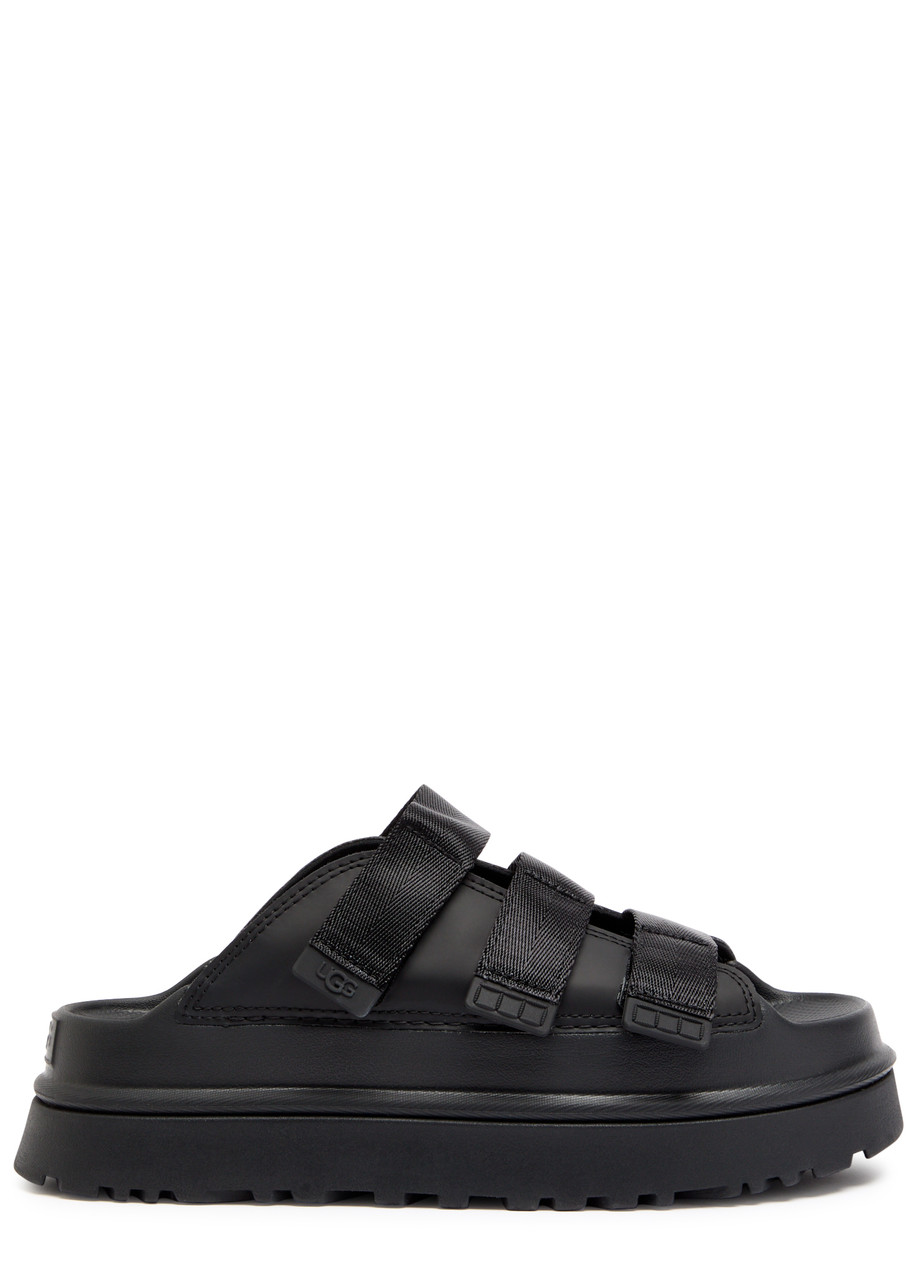 UGG Golden Glow rubber sliders Harvey Nichols