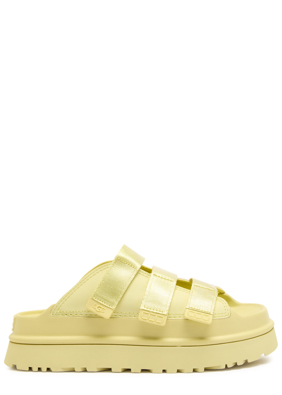 UGG Golden Glow rubber sliders | Harvey Nichols