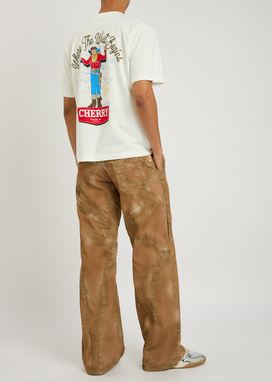 CHERRY LOS ANGELES Where The West Begins cotton T-shirt