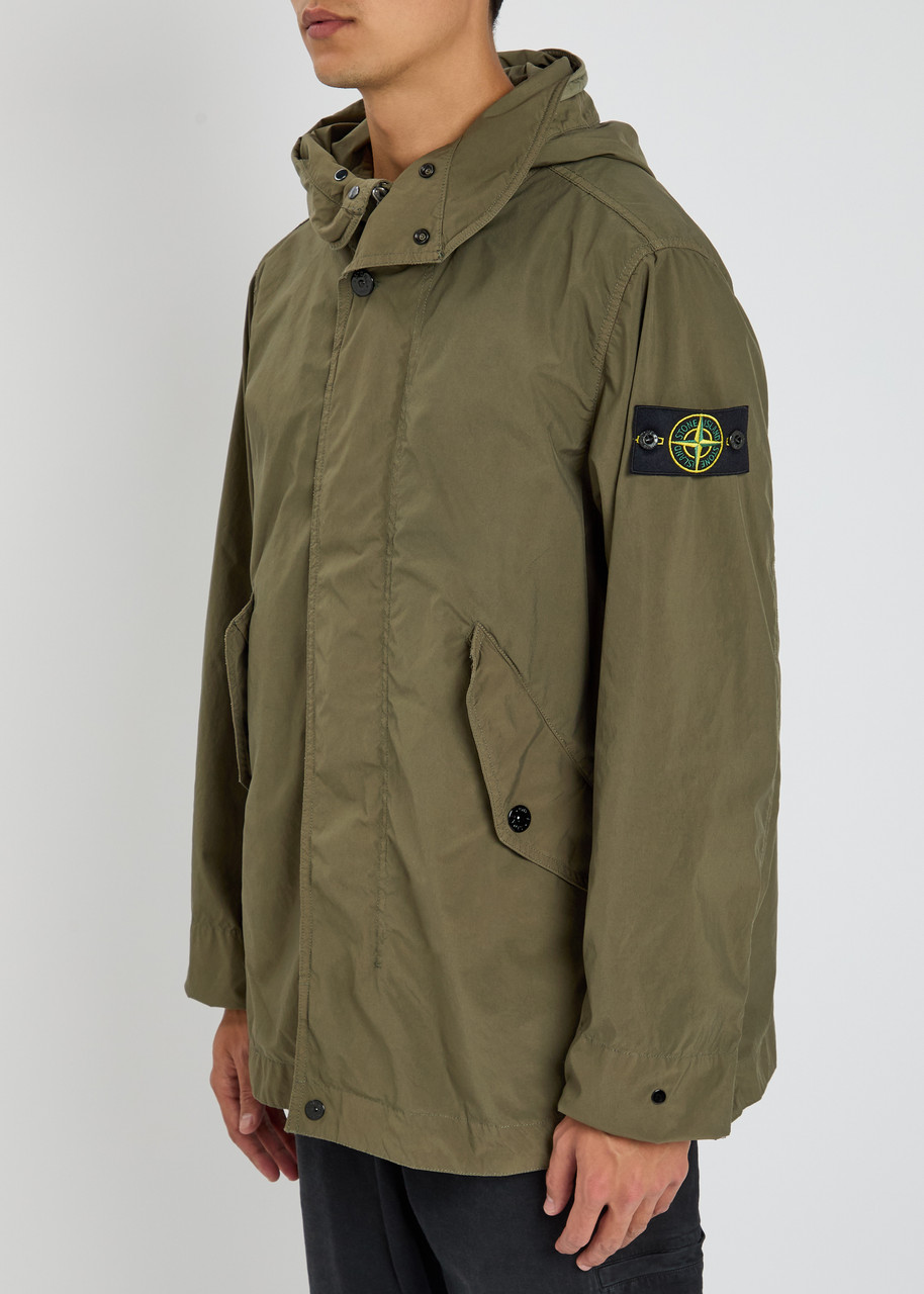 STONE ISLAND Light Compact shell parka coat Harvey Nichols