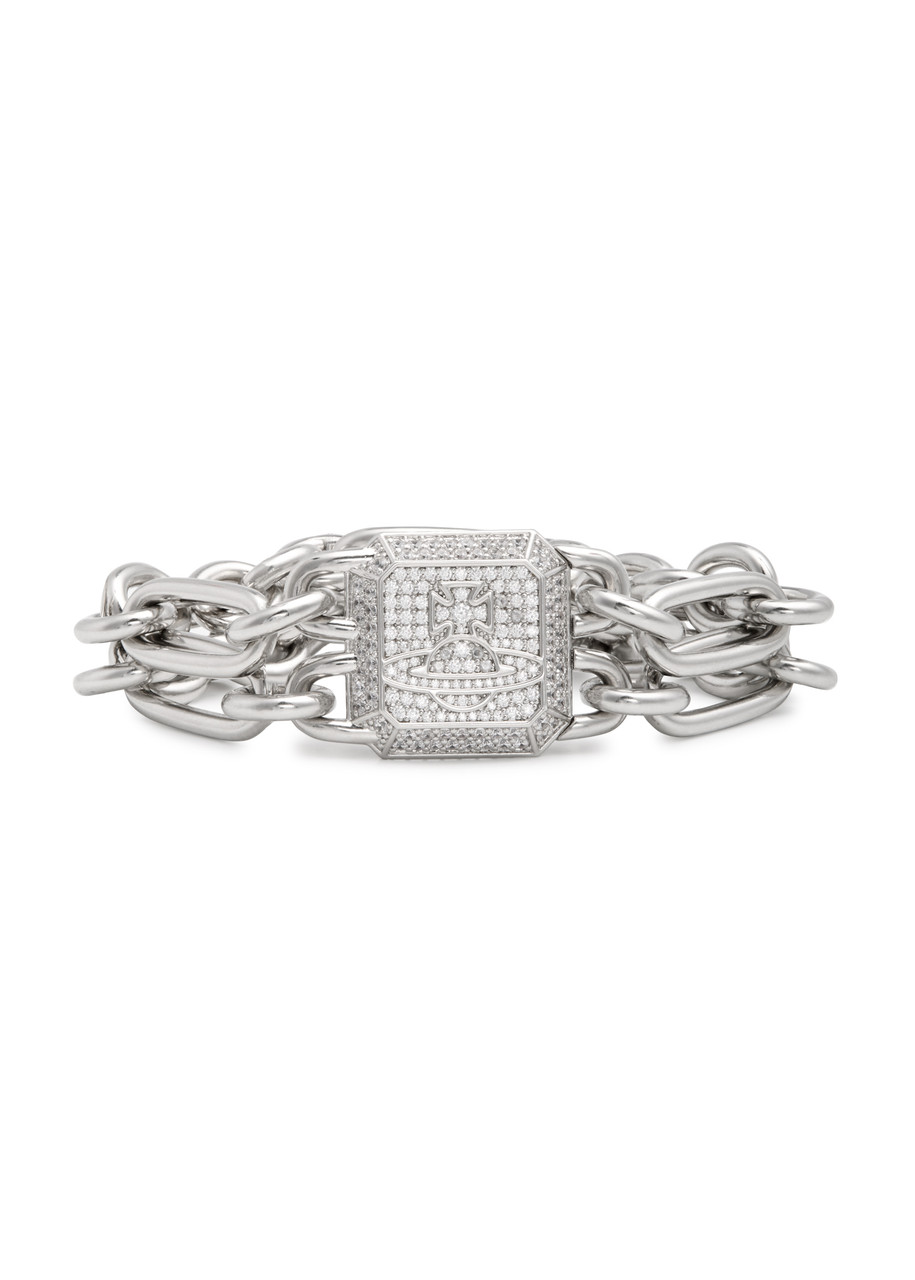VIVIENNE WESTWOOD Shelley embellished chain bracelet | Harvey Nichols