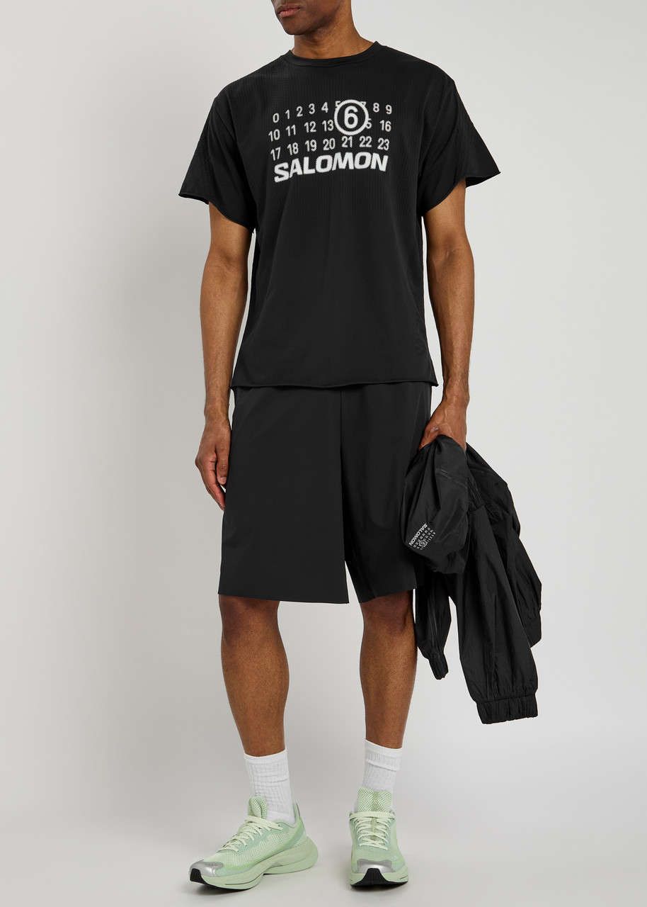 MM6 X SALOMON Logo-printed stretch-jersey T-shirt | Harvey Nichols