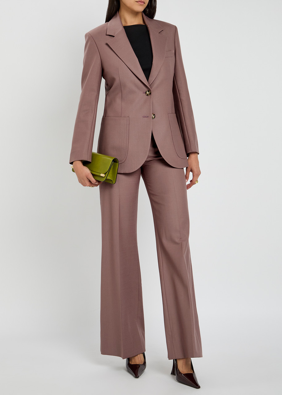VICTORIA BECKHAM Twill blazer | Harvey Nichols