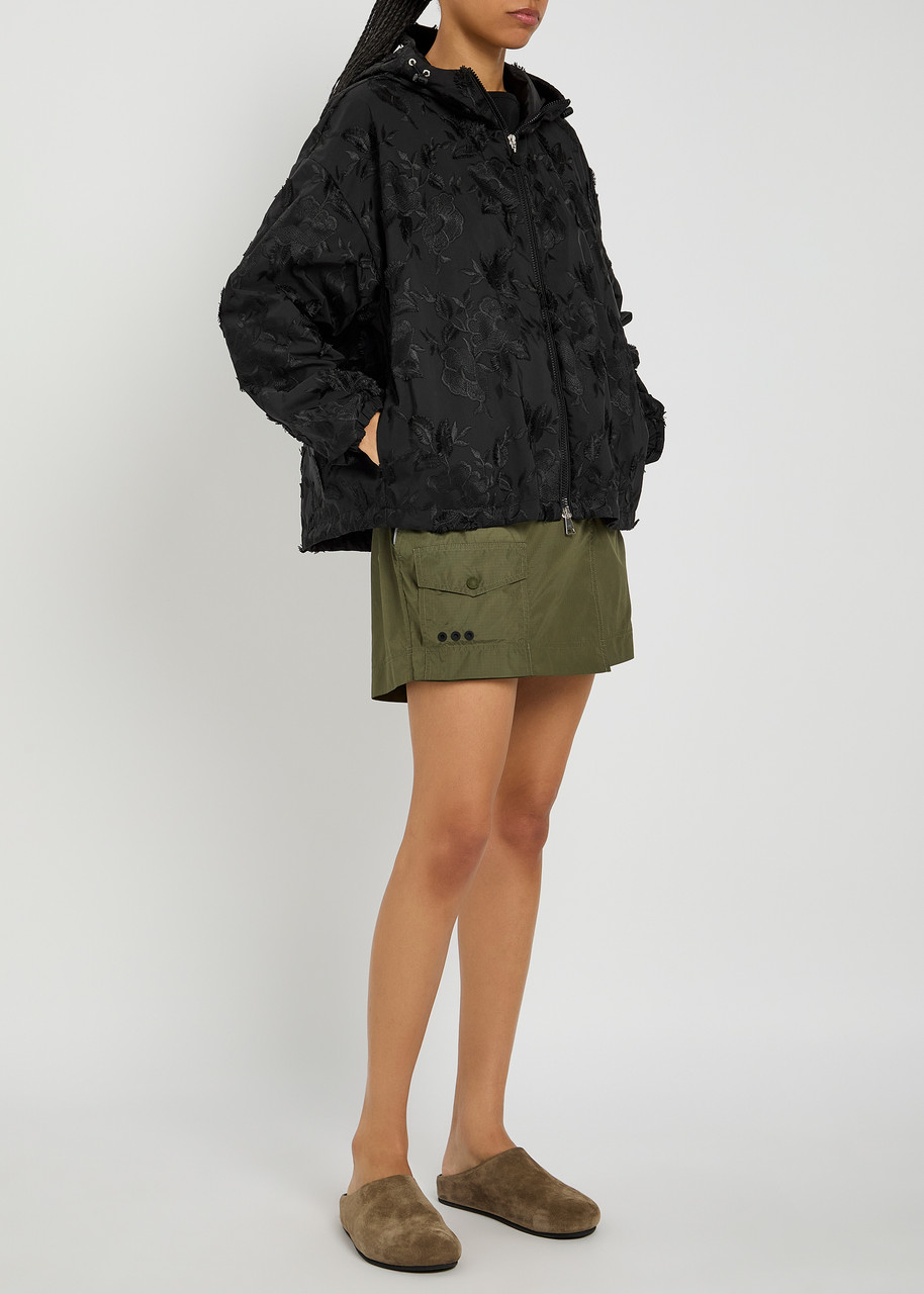 関税込 国内発送 2025SS MONCLER CHARMEIL フローラルジャケット MONCLER Charmeil floral-jacquard shell jacket | Harvey Nichols