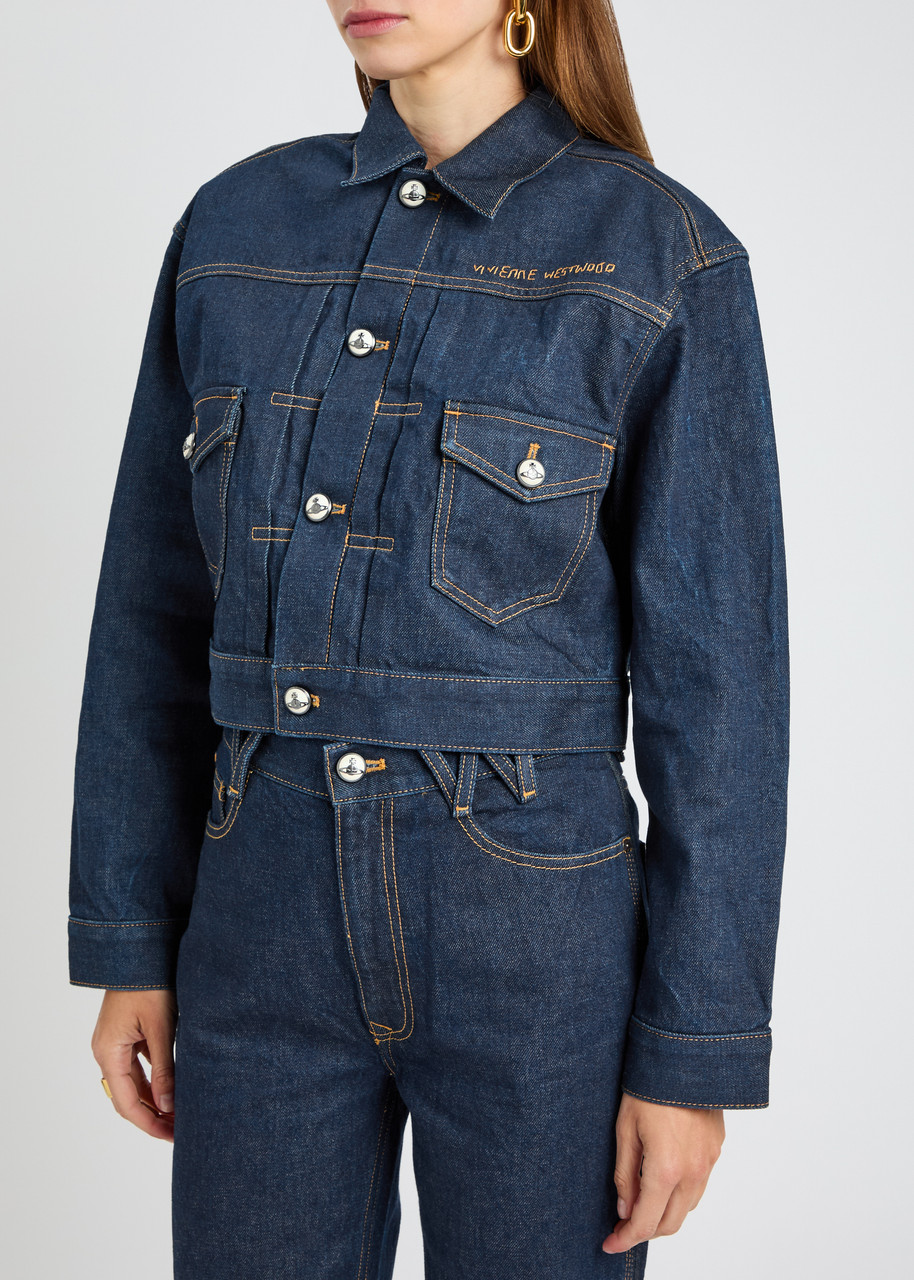 ジャケット Vivienne Westwood CROPPED MARLENE DENIM JACKET Vivienne Westwood CROPPED MARLENE JACKET - Denim jacket