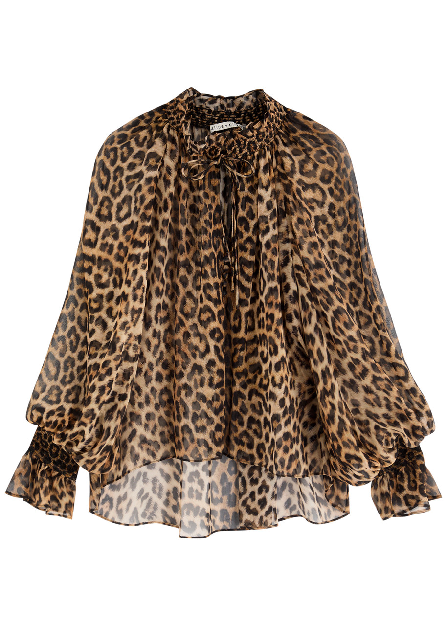Stella + Gemma Sylvie Blouse Leopardness