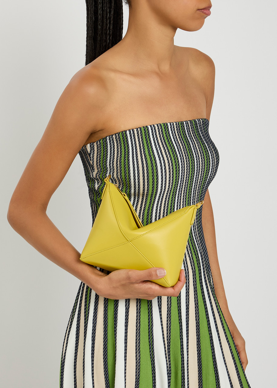 クラッチバッグ LOEWE PUZZLE FOLD YELLOW CLUTCH BAG Women's Puzzle fold pouch | LOEWE | 24S