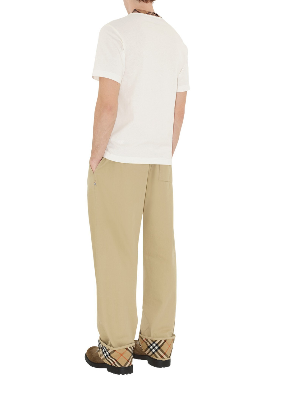 パンツ GroundY Burberry HemRib Wrap SaruelPants Burberry Tapered Leg Wool Track Pants, Size X-Large 8077760