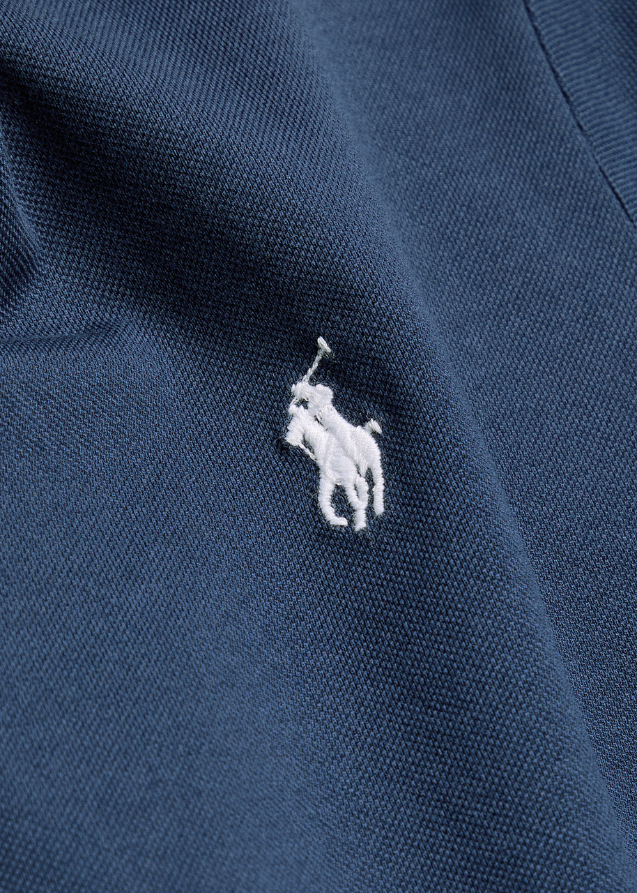 POLO RALPH LAUREN Logo-embroidered piqué stretch-cotton polo shirt