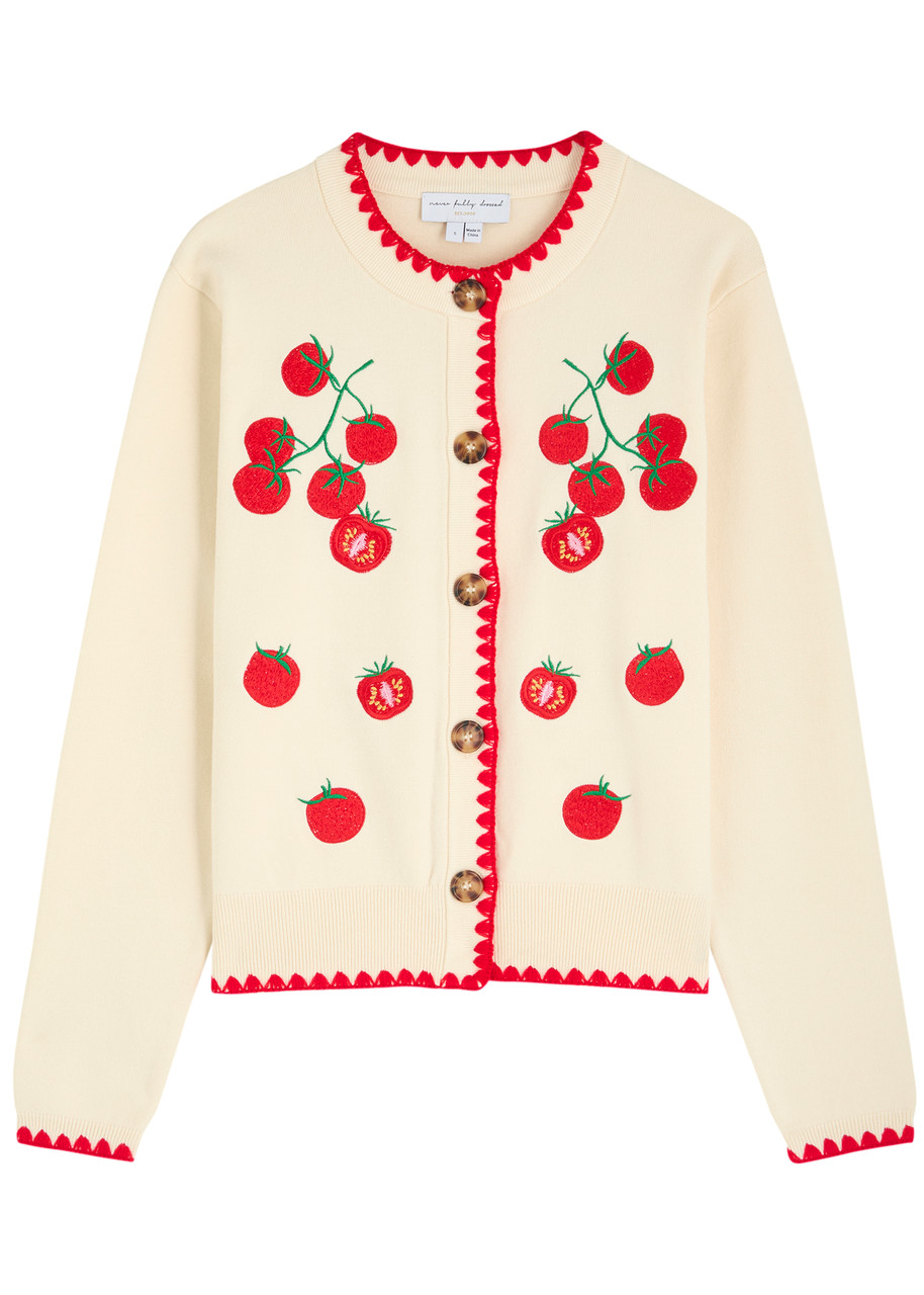 カーディガン louren seethrough over knit cardigan double zip crochet knit cardigan | TOPS | LAULEN（ローレン）