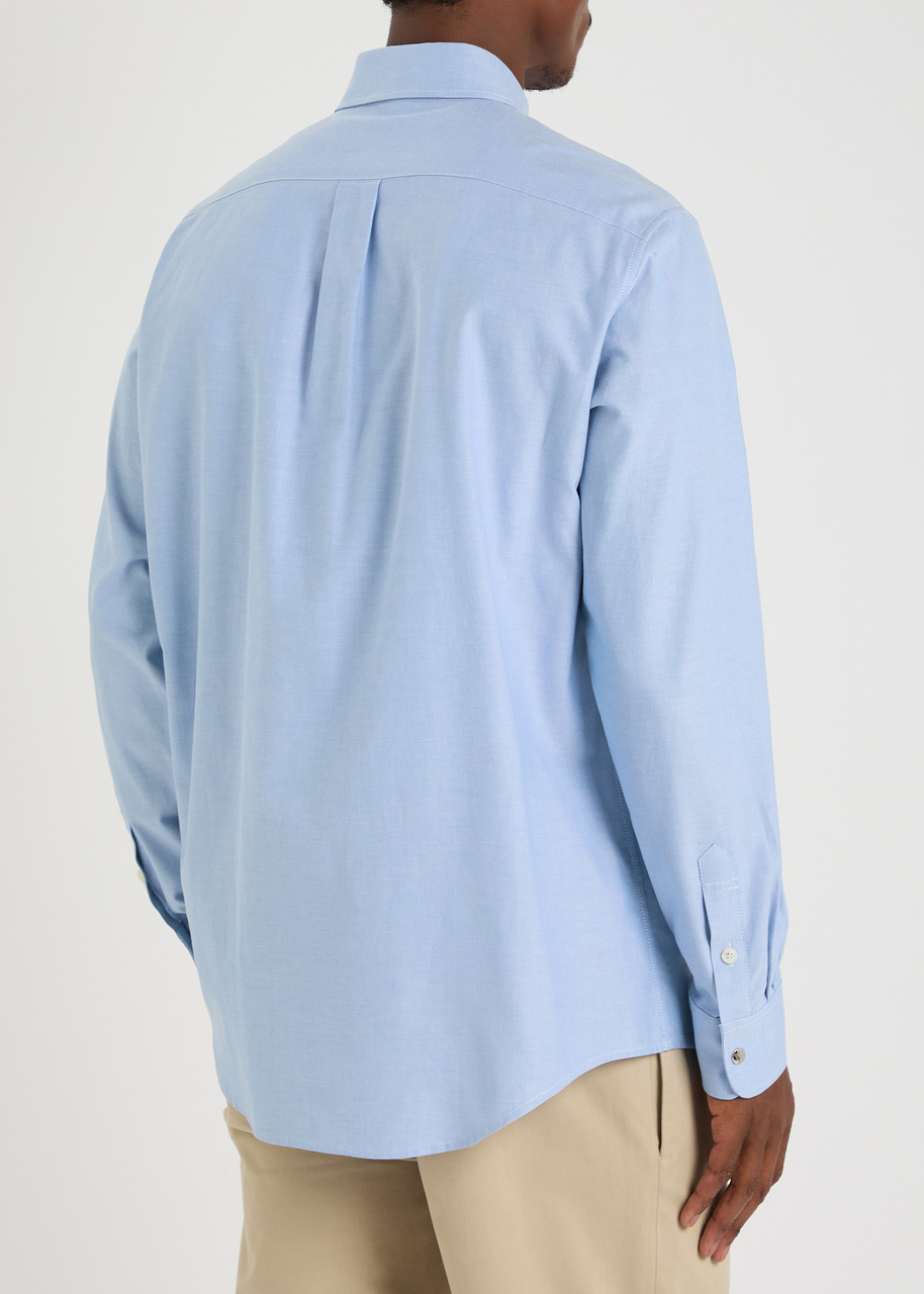MONCLER Embroidered cotton Oxford shirt | Harvey Nichols