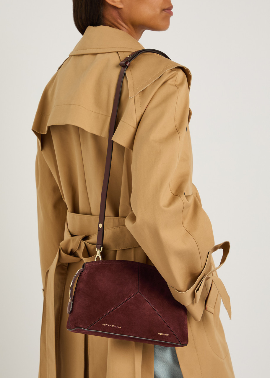 VICTORIA BECKHAM Victoria suede crossbody bag | Harvey Nichols