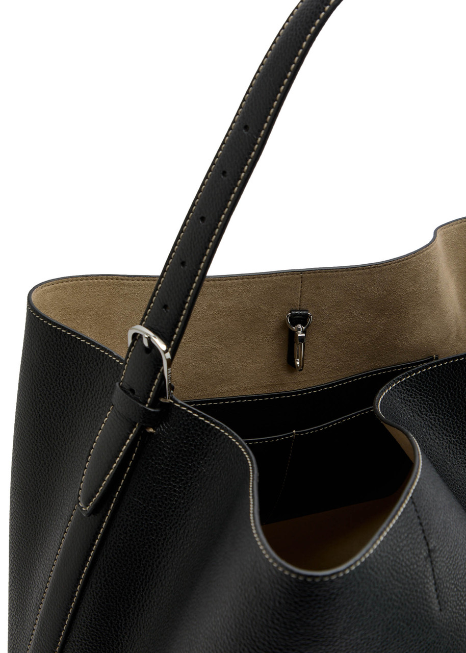TOTEME Belted grained leather tote | Harvey Nichols