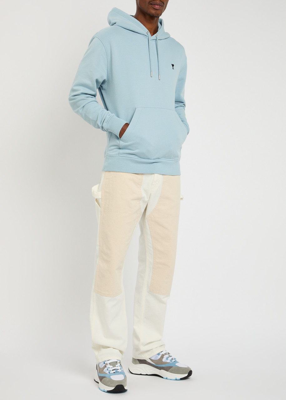 AMI PARIS Logo hooded cotton sweatshirt | Harvey Nichols