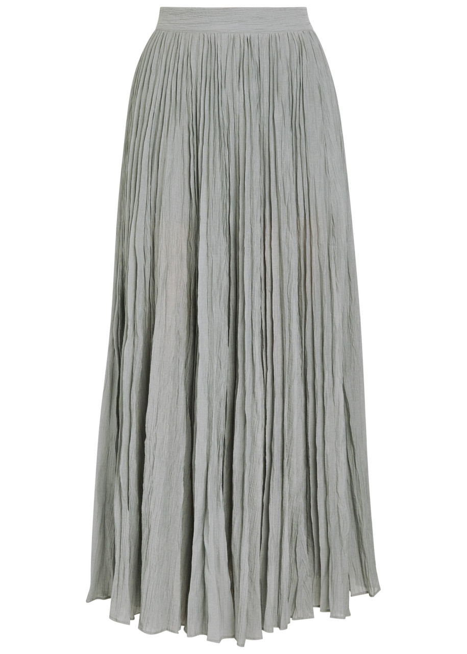 THE TOE Oranien Pleats Skirt グレー THETOE】Oranien Pleats Skirt