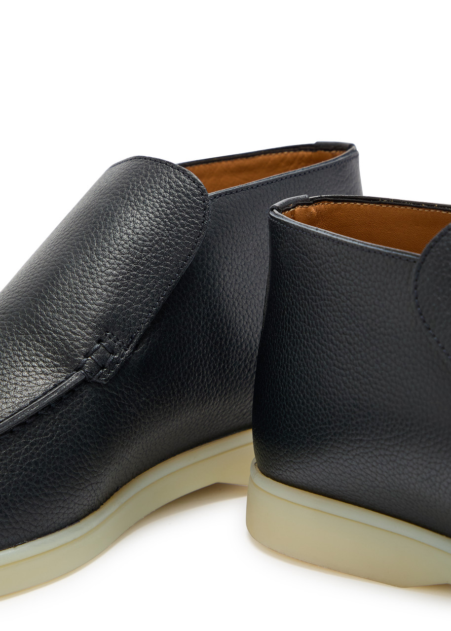 AURÉLIEN City grained leather loafers | Harvey Nichols