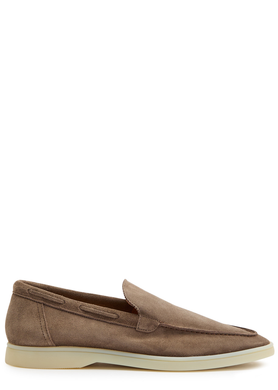【ルア。】 AURÉLIEN Yacht suede loafers | Harvey Nichols