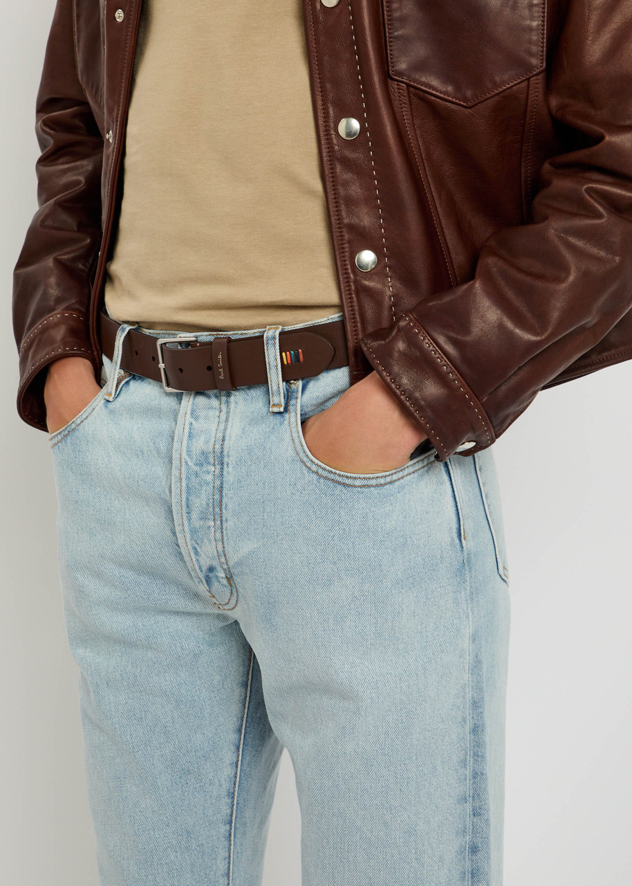 PAUL SMITH Leather belt Harvey Nichols