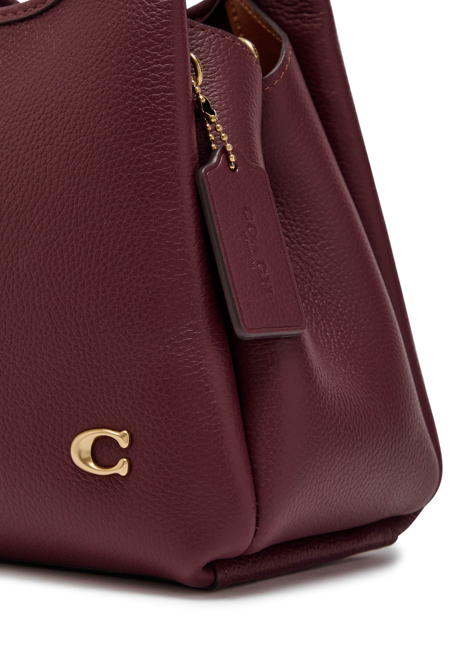 COACH Lana 23 pebbled leather top handle bag | Harvey Nichols