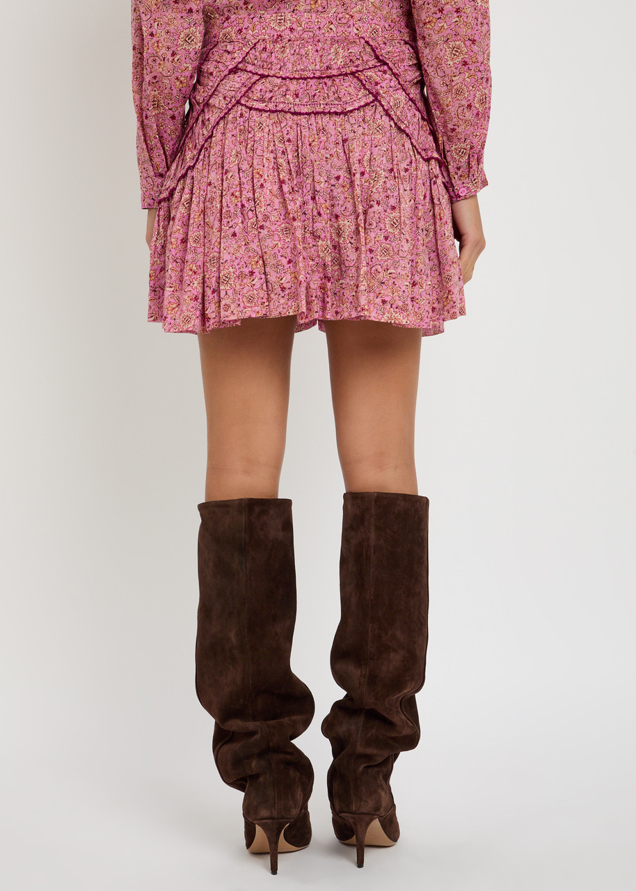 ISABEL MARANT ÉTOILE Ceola printed cotton mini skirt ISABEL MARANT ÉTOILE Ceola printed cotton mini skirt