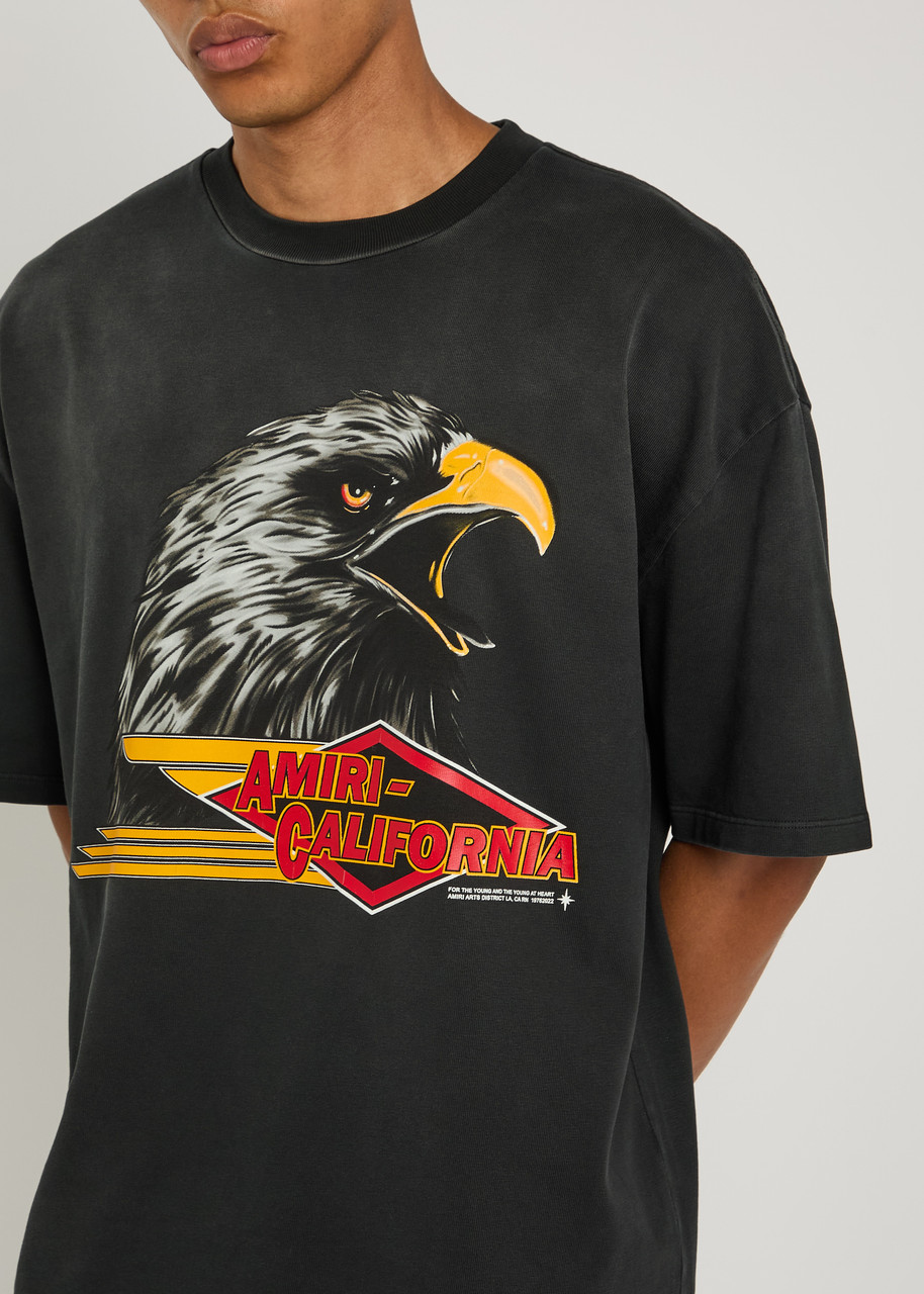 AMIRI Eagle printed cotton T-shirt | Harvey Nichols AMIRI Eagle printed cotton T-shirt | Harvey Nichols