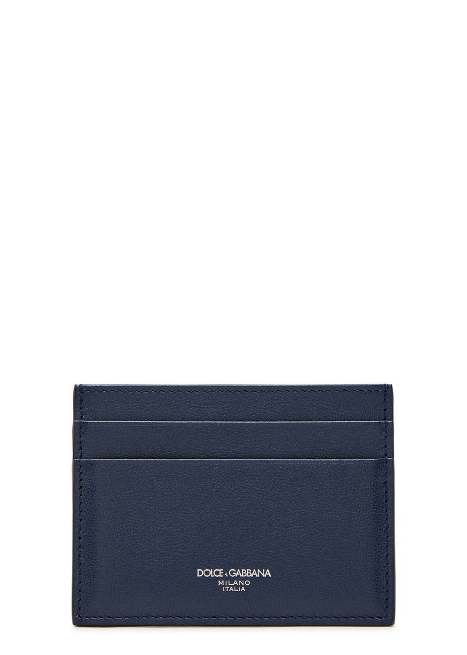DOLCE & GABBANA Logo grained leather card holder | Harvey Nichols