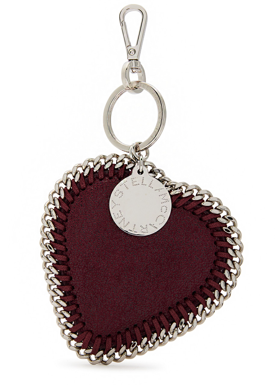 STELLA MCCARTNEY Falabella Heart faux leather keyring | Harvey Nichols