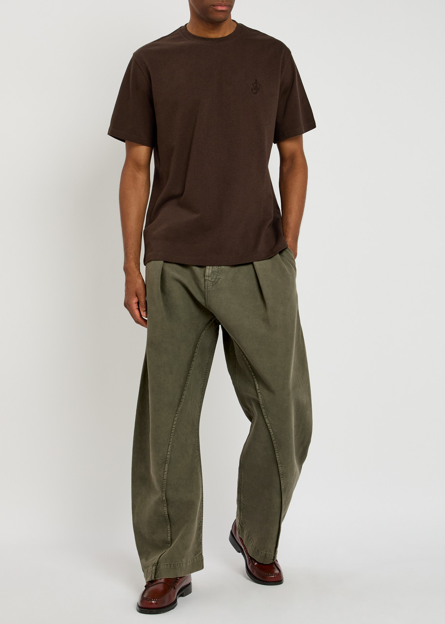 JW ANDERSON Twisted Seam cotton trousers | Harvey Nichols
