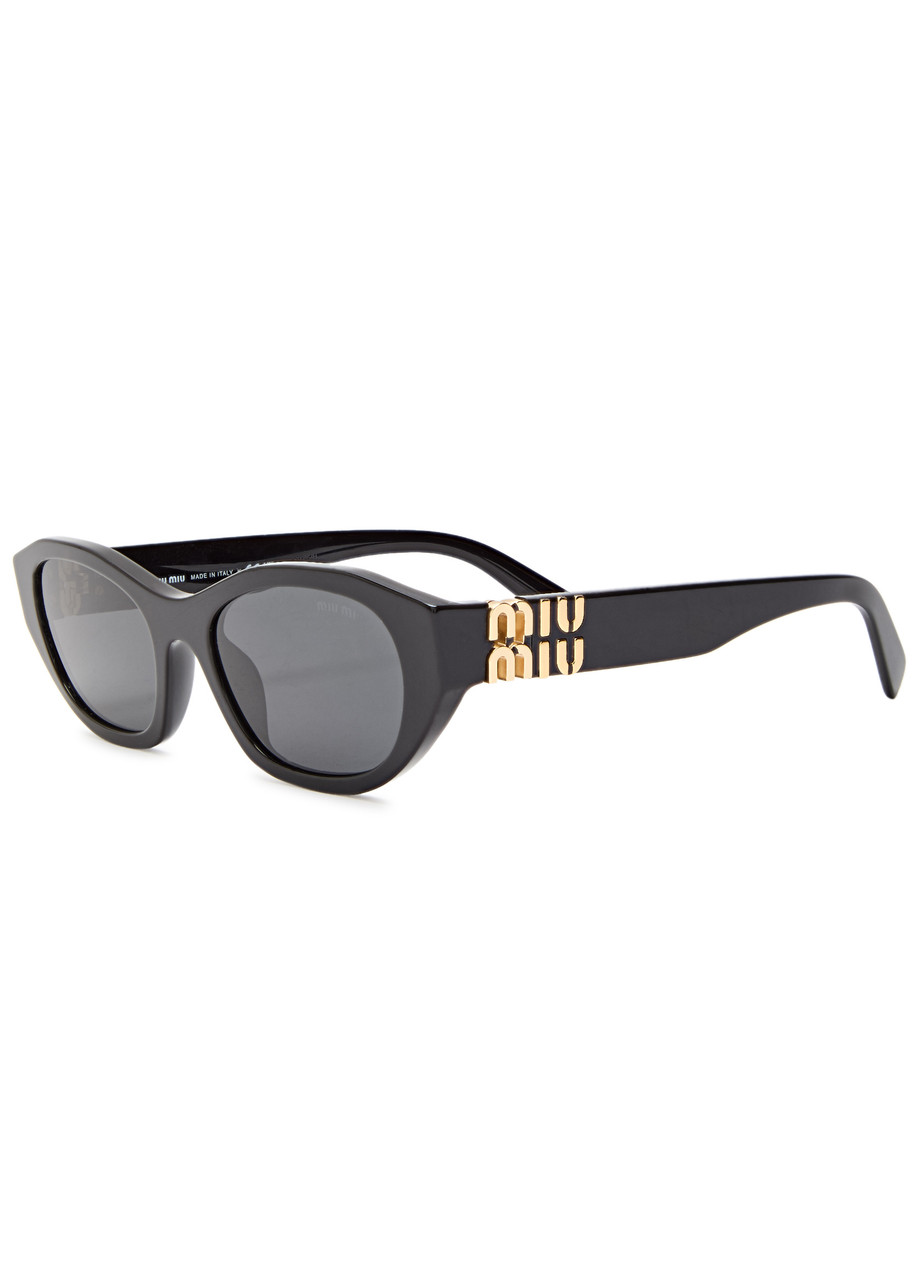 MIU MIU Narrow cat-eye sunglasses | Harvey Nichols