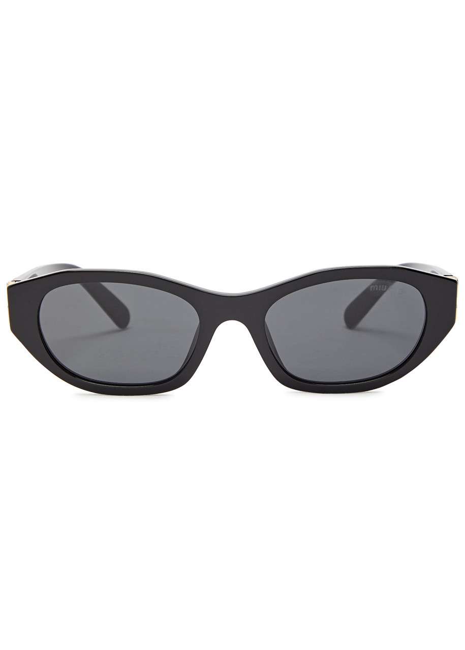 MIU MIU Narrow cat-eye sunglasses | Harvey Nichols