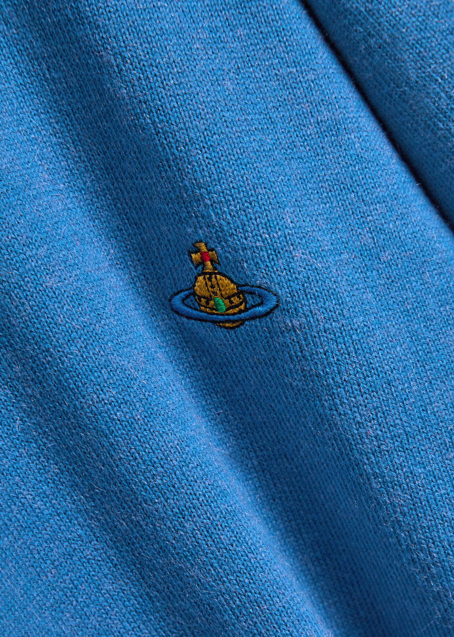 VIVIENNE WESTWOOD Alex logo wool and cashmere-blend jumper