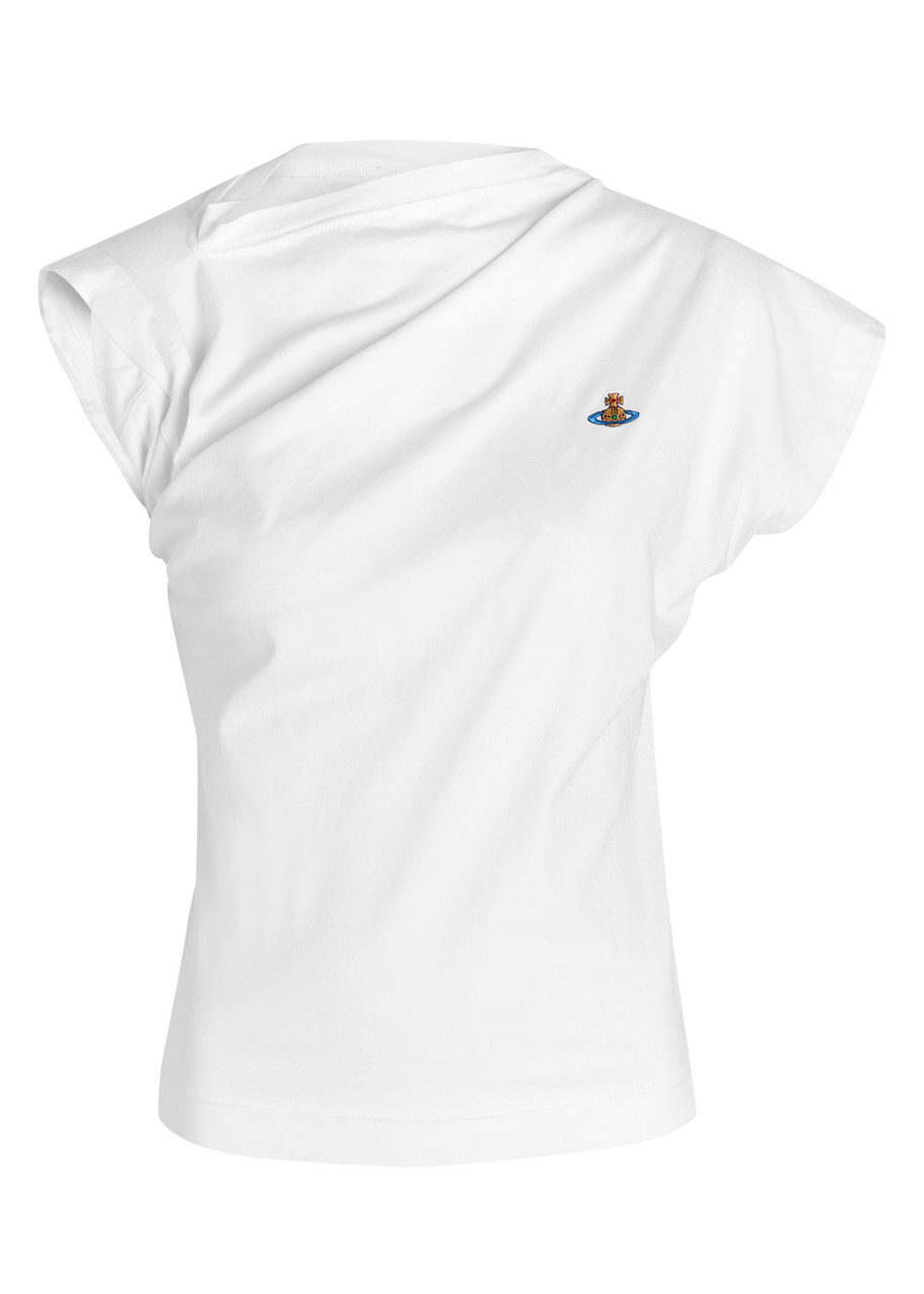 VIVIENNE WESTWOOD Hebo asymmetric cotton T-shirt | Harvey Nichols