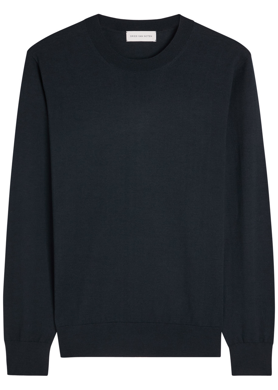 DRIES VAN NOTEN Murton wool jumper | Harvey Nichols