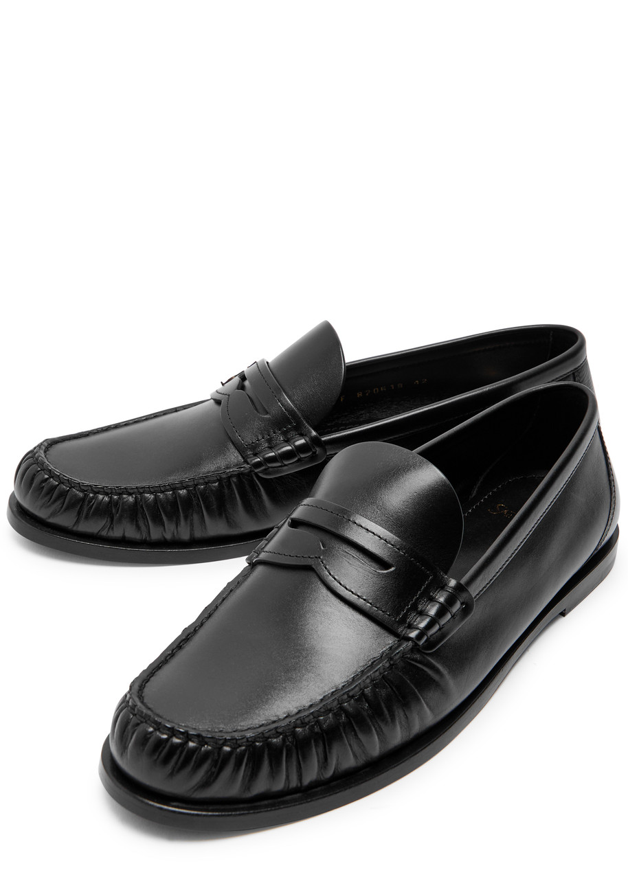 SAINT LAURENT Ryan leather loafers | Harvey Nichols
