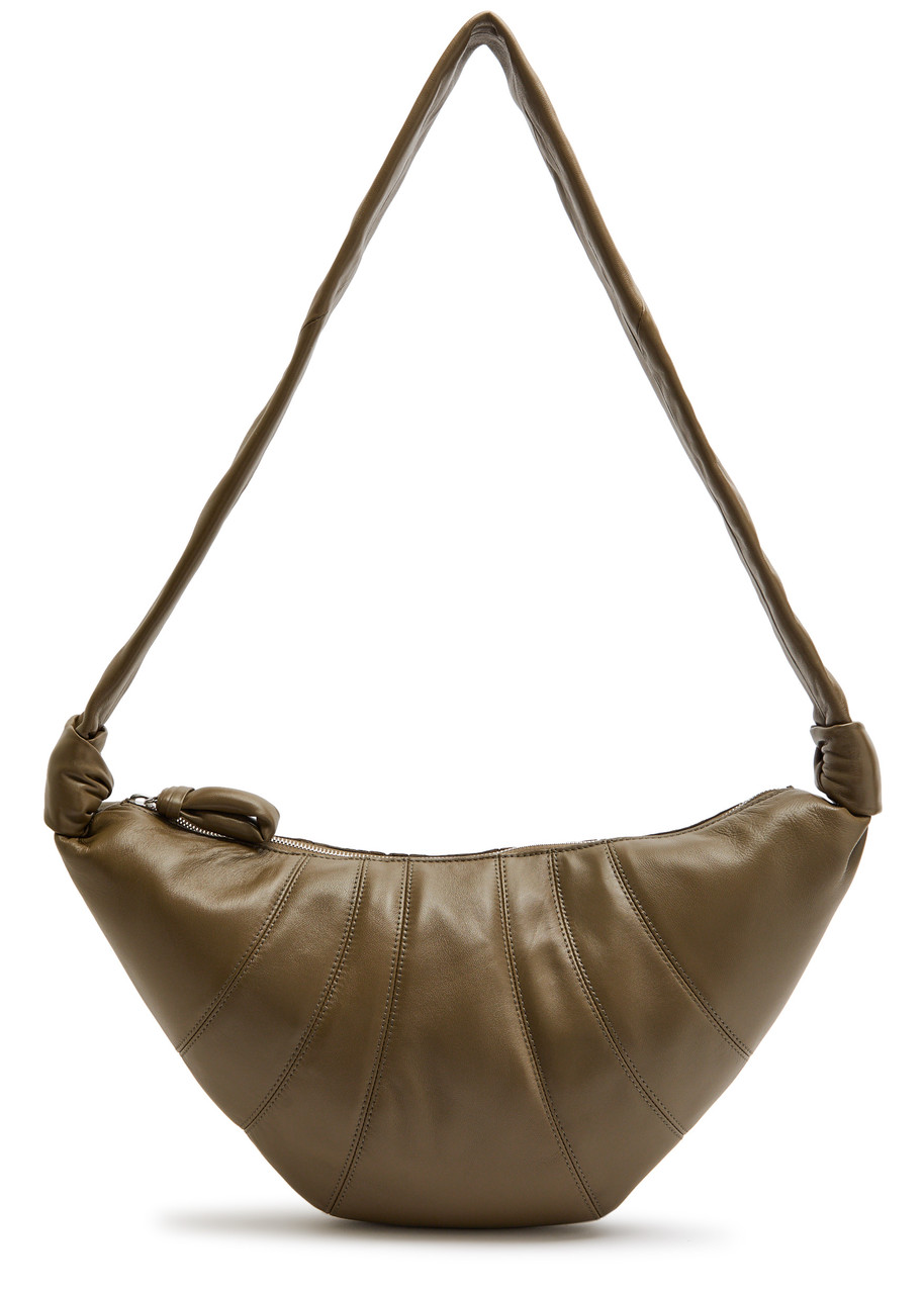 LEMAIRE Medium Croissant leather shoulder bag | Harvey Nichols