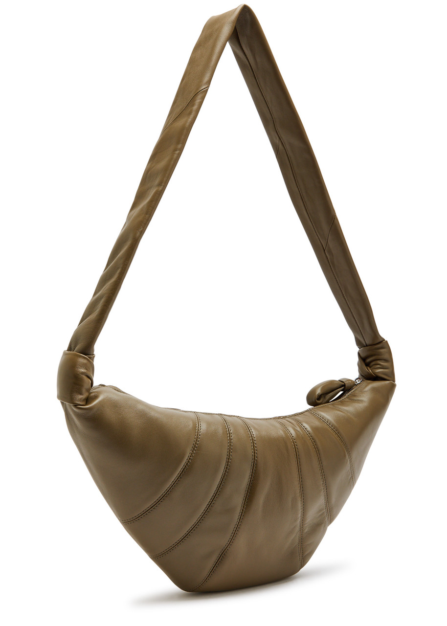 LEMAIRE Medium Croissant leather shoulder bag | Harvey Nichols