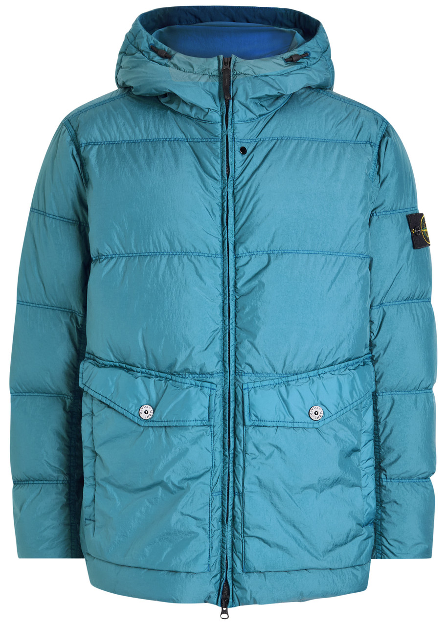 STONE ISLAND Ripstop hooded shell jacket | Harvey Nichols