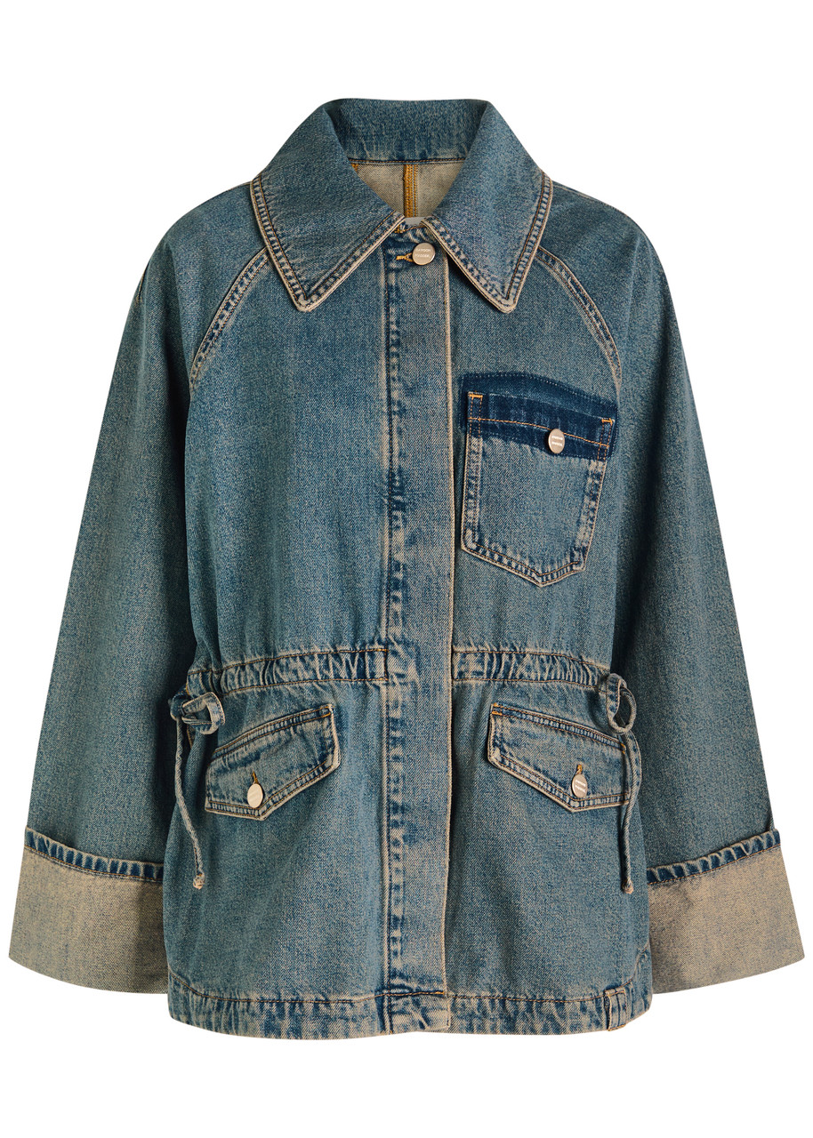 DAMSON MADDER Emilie Workwear denim jacket | Harvey Nichols