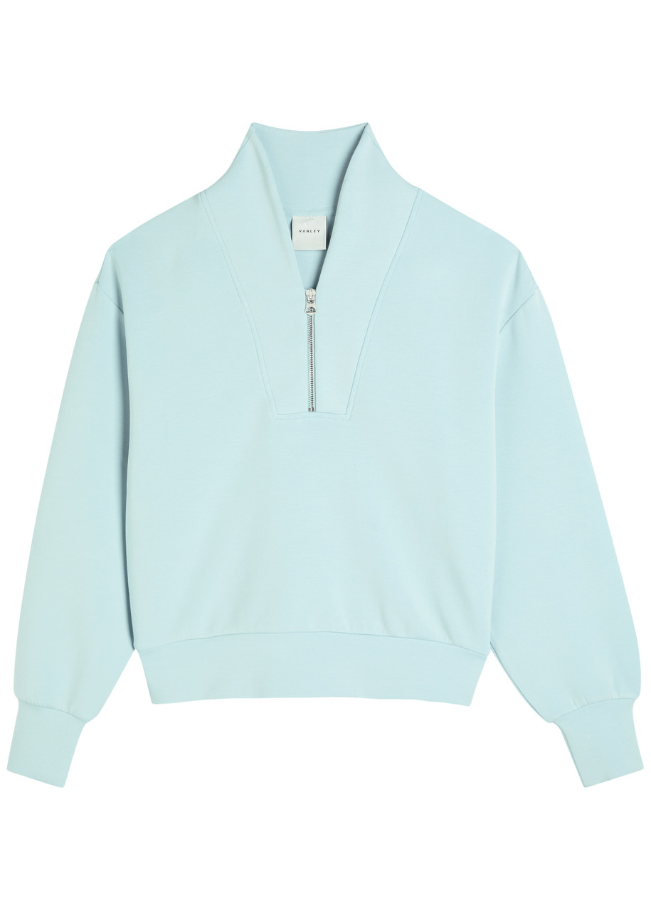 VARLEY Davidson half-zip stretch-jersey sweatshirt | Harvey Nichols