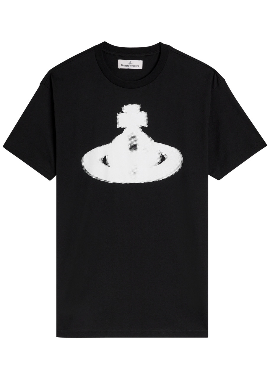 VIVIENNE WESTWOOD Orb-printed cotton T-shirt | Harvey Nichols VIVIENNE WESTWOOD Orb-printed cotton T-shirt | Harvey Nichols