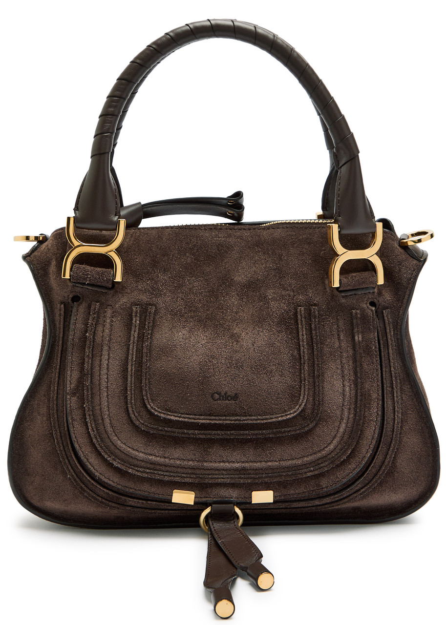 CHLOE Marcie small suede shoulder bag Harvey Nichols